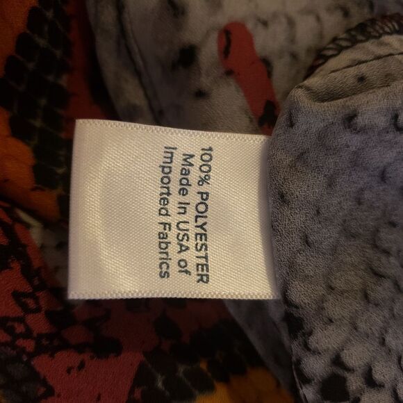 Allison Joy Snake Print Tank Sz S - Picture 6 of 7